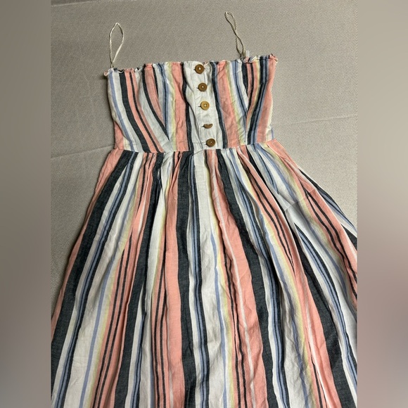 Free People Lilah Pleated Tube Dress in Multi Stripe. Size XS Free People - Picture 9 of 11
